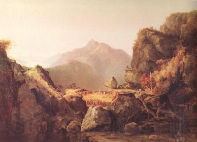 Thomas Cole scene from Last of the Mohicans (nn03) Spain oil painting art